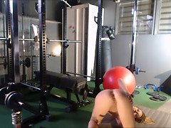 Watch Verona van de Leur's Dutch Gymnastic Workout - A Sex Show with Small-Titted Blondes!