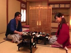 Asiatisch, Viele männer bespritzen eine frau, Fetisch, Japanische massage