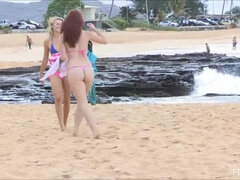 Melody and Lena's Anal and Lesbian Play in Where the Surfers Are 3