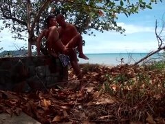Public Blowing Cock And Screw On The Nudist Tropical Beach Video From Foxandfoxy