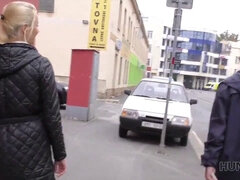 Young Czech chick trades sex for cash in hunt4k video