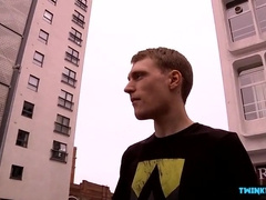 Youngsters take turns on a meaty dick and get a cumshot in their mouths