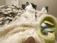 Yeti Suit Fucking and Cumming All Over Ugg Slippers