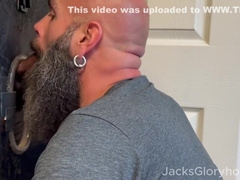 Tall Black Otter Stops By To Get Drained