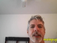 Richard Lennox shoves his ass and low hangs his balls in your face after shrinking you