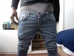 By popular request: Twink boy sagging Topman Spray on skinny