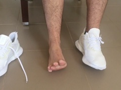 Sock fetish, sexy man, shoe fetish
