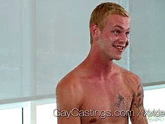 GayCastings Naive new-cummer plowed by casting agent