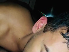 Edging Dad and Making him Erupt before Bedtime