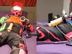 Moto biker fapped while eyeing VR pornography