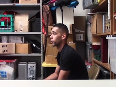 GayShoplifter - Latin Guy Gets Used By Mall Cop