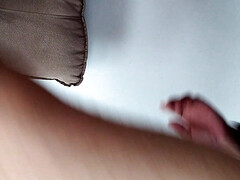 Xanvaskas exhibitionist playing with butt plug and dildo in the ass