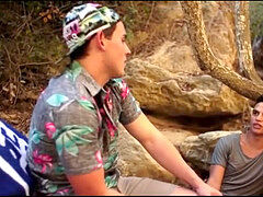 lad sans a condom on the beach