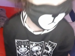 Gay cosplay, gay eboy, anal masturbation