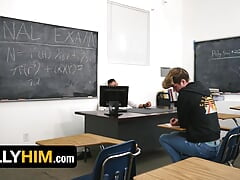 Jordan Is Close To Graduating, But He Needs To Suck The Teacher Mr. Thirio's Hard Cock To Do It