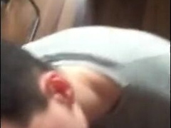 Cumming in the twink's mouth and he swallows it all 5