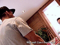 muscled bombshell will undress for cash