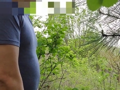 Seize Driver nagjakol sa gubat . outdoor wank . muntik na ako mahuli habang nilalabasan.