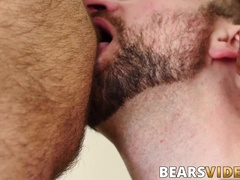 Inked bear Atlas Grant hard bareback banging chubby gay