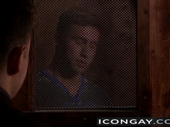 Connor Maguire stuffing Wolf Hudson with his big dick in bed