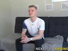 Young Kyle Brant touching himself and jerking off his dick