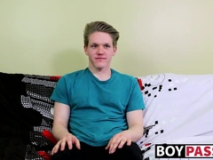 Taylor Tyce gets a naked cock in his ass after an interview