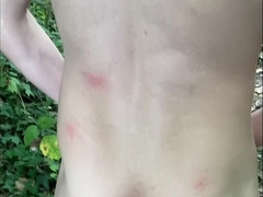 My lad in the outdoors with me