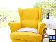 Mature bear Rusty McMann masturbates passionately solo