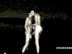 Nico fucked by Logan in cruisint park at night