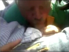 Stranger Inhales Daddy's Hard-on in Camper - Amateur Outdoor Deep throat