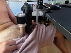 crazy beach man gets DRAINED