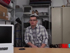 Nerdy Bumder gargles monstrous black pipe in bi-racial bummer audition porno gig