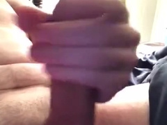 Father Jerks his Phat Rock-Hard Salami for you