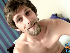 suspended booty lover Apollo DeLion drains his hard long sword