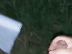 My fast masturbation in the forest