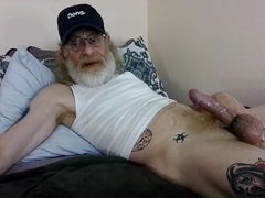 JerkinDad14 - Daddy's Big Greasy Dong Brings Him So Much Joy and Penis Pleasure includes Massive Cumshot
