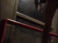 cockshow in metro station 6