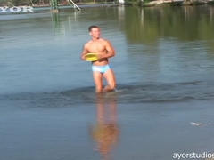 Insatiable Friends Make Out on the Beach with Gooey Results!