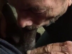 Grandpa Sucks My Interracial Dick (No Cum)1w