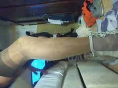 Sarah Stock in in Black Crossdresser