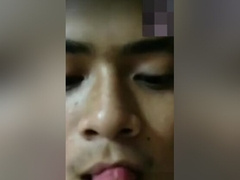 Malaysian man very horny before shower