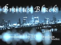 Beefy Black Guy Tugging On His Monster