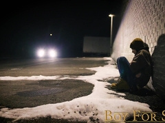 BoyForSale - harmless blonde man takes 2 hefty DILF weenies no condom