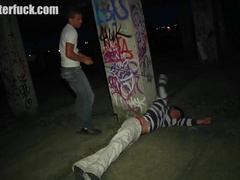 These two gay friends like to play rough