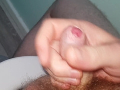 Made myself Rock-Hard and came / Jizm Sprays down my Rock Hard Uncircumcised Spear