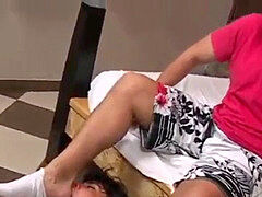 Foot and sock worship for gay men