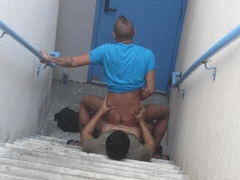 Gay dudes screwing in public with true abandon