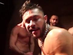 Seth Santoro hosts the most lewd gay gangbang