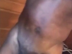 He is black, he is tall, he smokes and has huge cock