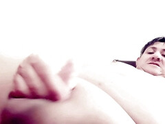 Chubby playing with penis